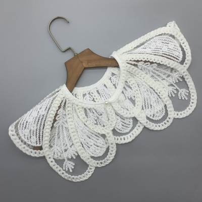 Wool Shawl Embroidered All-match False Collar New Korean Style Dress Sweater Outer Wear Decorative Collar