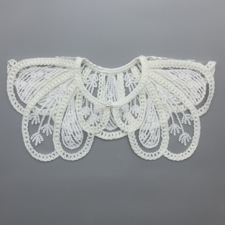Wool Shawl Embroidered All-match False Collar New Korean Style Dress Sweater Outer Wear Decorative Collar