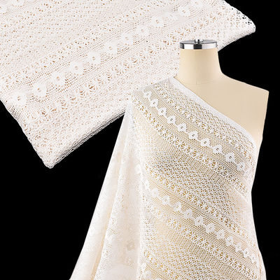 Nuovo tessuto di pizzo Africa Guipure Tessuto di pizzo morbido idrosolubile per abiti da donna